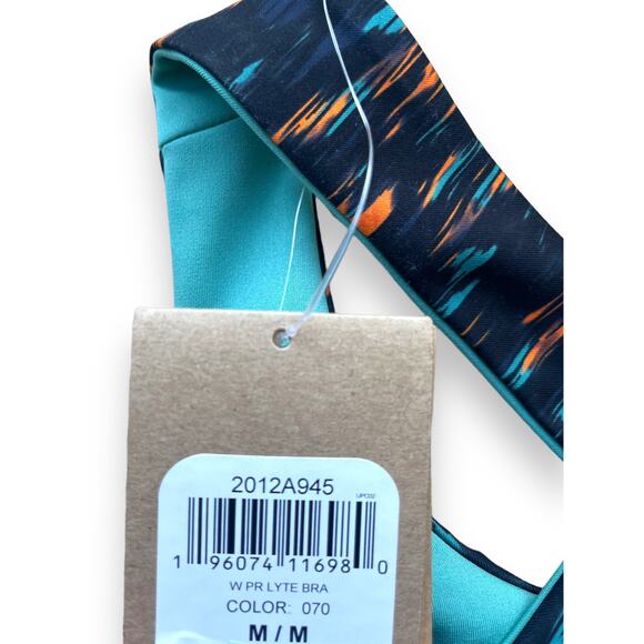 ASICS PR LYTE Sports Bra Medium Impact | Womens M | Night Shade/Sage Print NWT - Picture 10 of 10